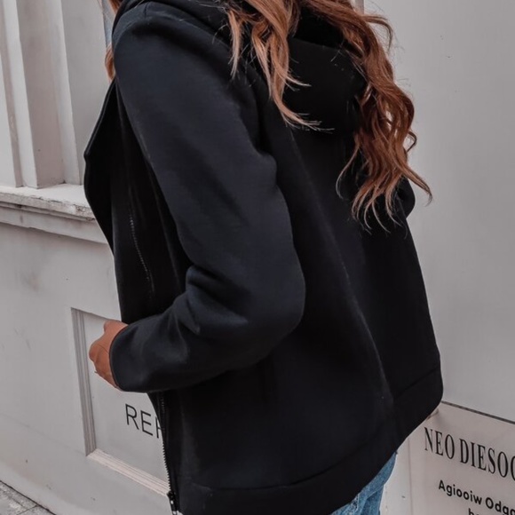 Redwood Minimalist Zipper Hoodie Pocket Jacket Shacket - Picture 4 of 9